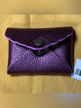 PLG Mini Daisy Wallet—Ultraviolet Leather Pouch - Portland Leather Goods